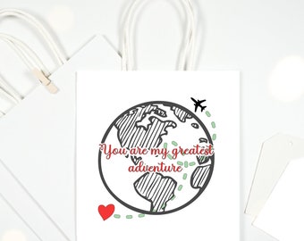 Valentine Gifts, Personalized Valentine Gift Bag, Valentine Gift and tags, Valentine bags personalized, Valentine gifts for women, Gift Bag