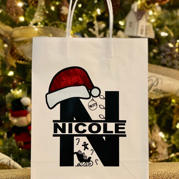 Christmas Gifts, Personalized Christmas Gift Bag, Christmas Gift and tags, Christmas bags personalized, Christmas gifts for women,  Gift Bag