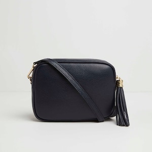 Crossbody Navy Tassel Bag