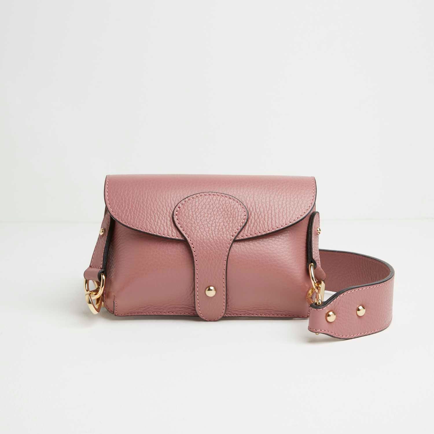 Leather Cross Body Bags With Wide Straps 