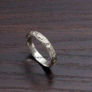 Silber Midi Ring, 925 Sterling Silber, handgemachter Ring, stapelbarer Ring, Designer Silber Band Ring, zierlicher Ring, Boho Ring, Geschenk für Weihnachten