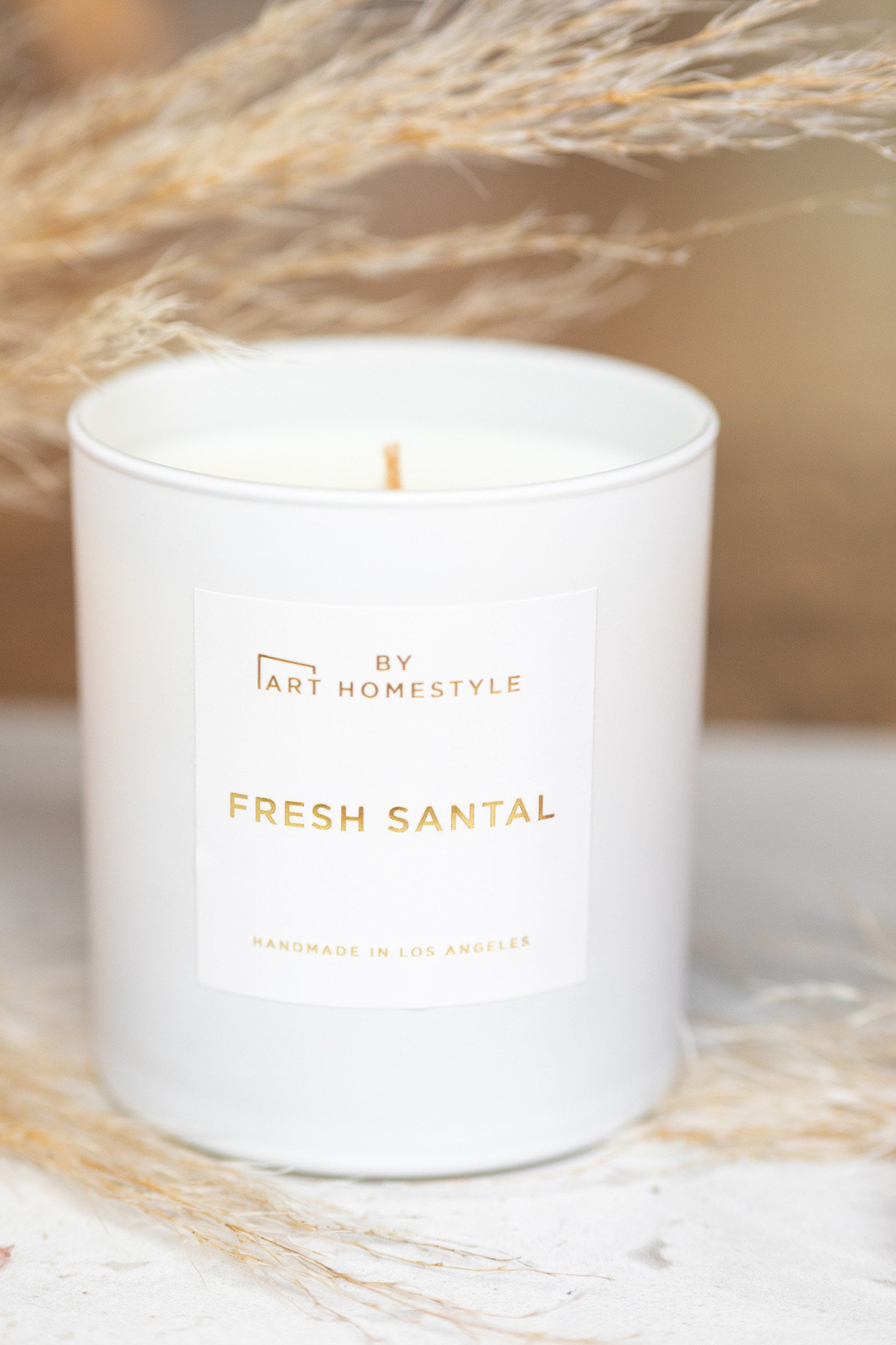 Fresh Santal Candle Etsy