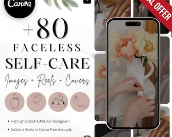 Reels di Instagram per la cura di sé senza volto: video, storie e momenti salienti (modificabili con Canva)