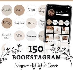 Reading Instagram Highlight Typography Reading  Instagram Highlight Covers neutral Reading calligraphy Highlight Typography neutral cover