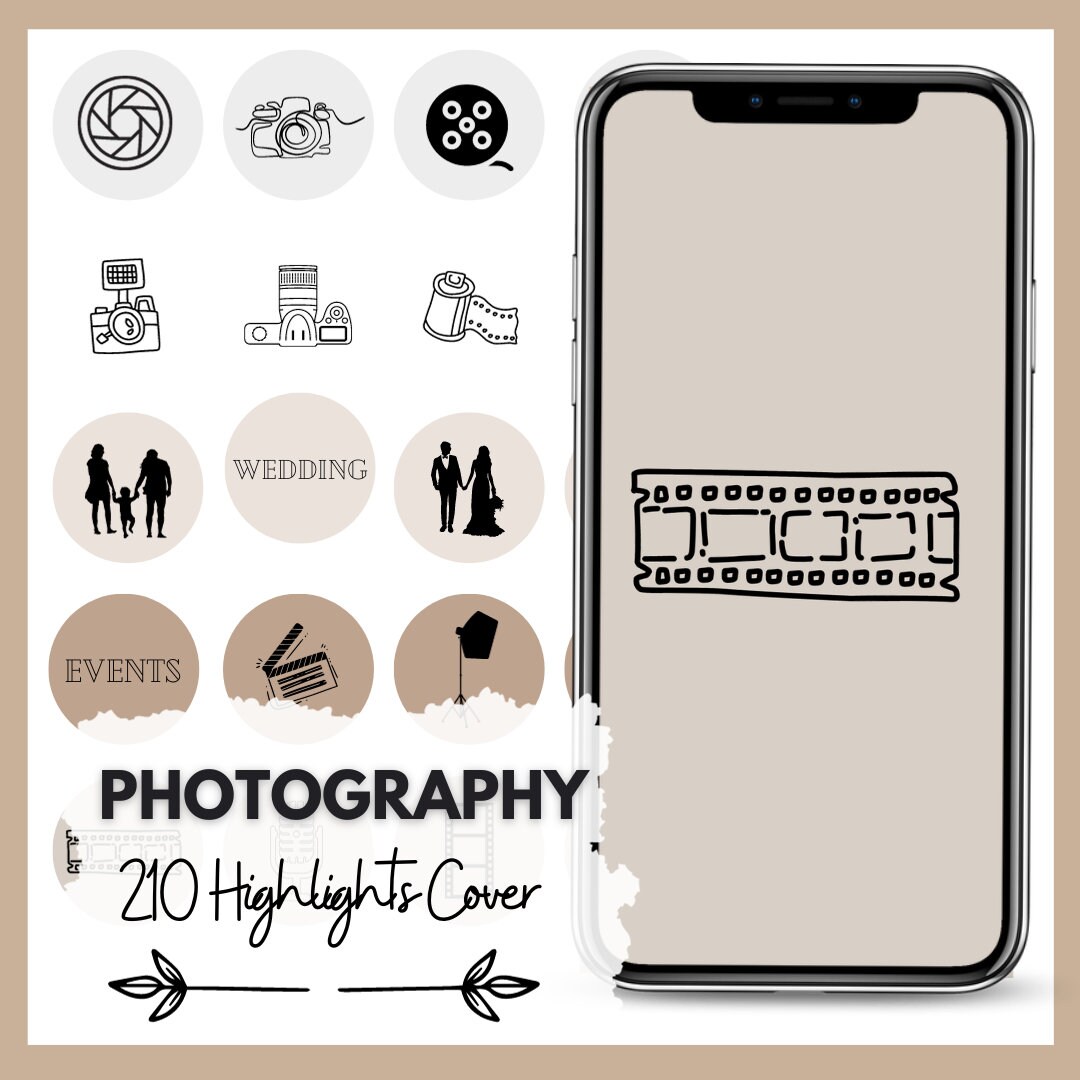 210 Photography Instagram Highlight Covers Photographer Etsy
