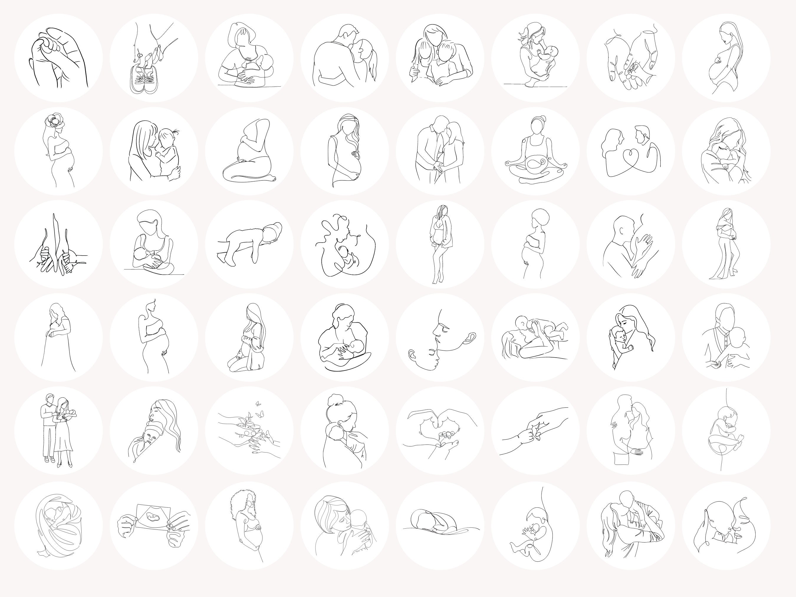 Motherhood Instagram Highlight Covers Neutral Mom Life Backgrounds ...