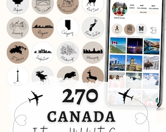 Copertine Instagram in evidenza del Canada / Città e territori (download digitale)