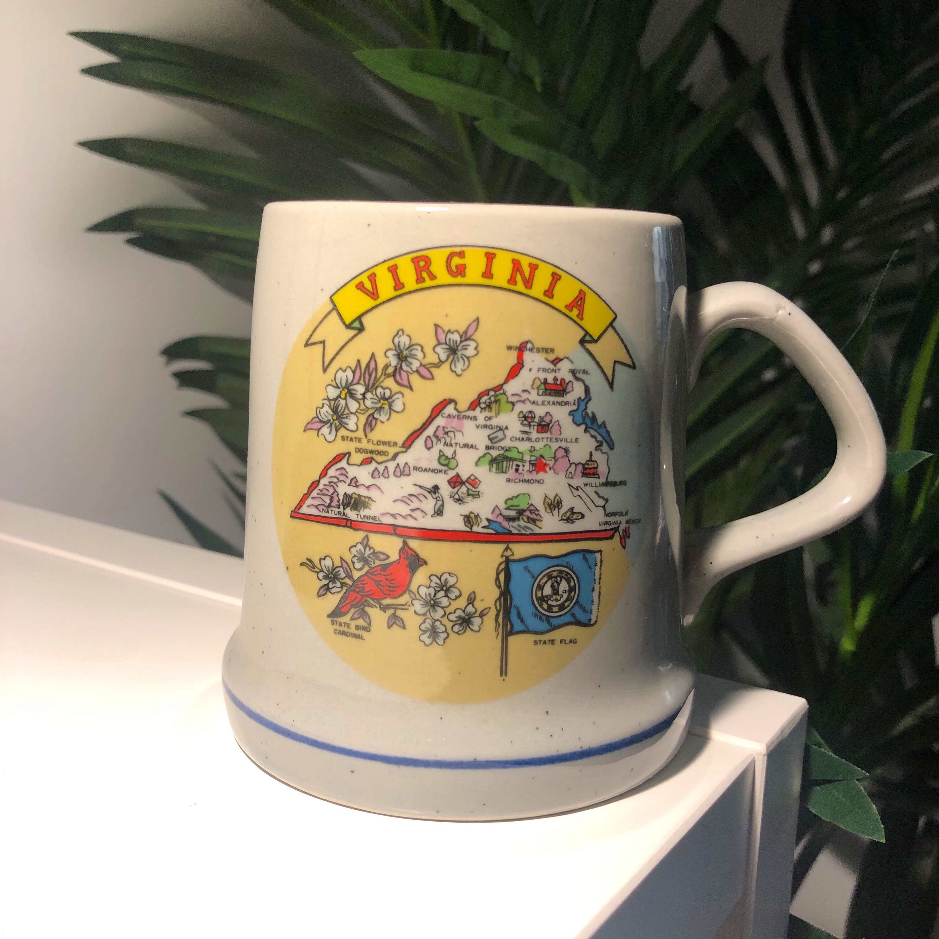 Souvenir Virginia State Mug Etsy