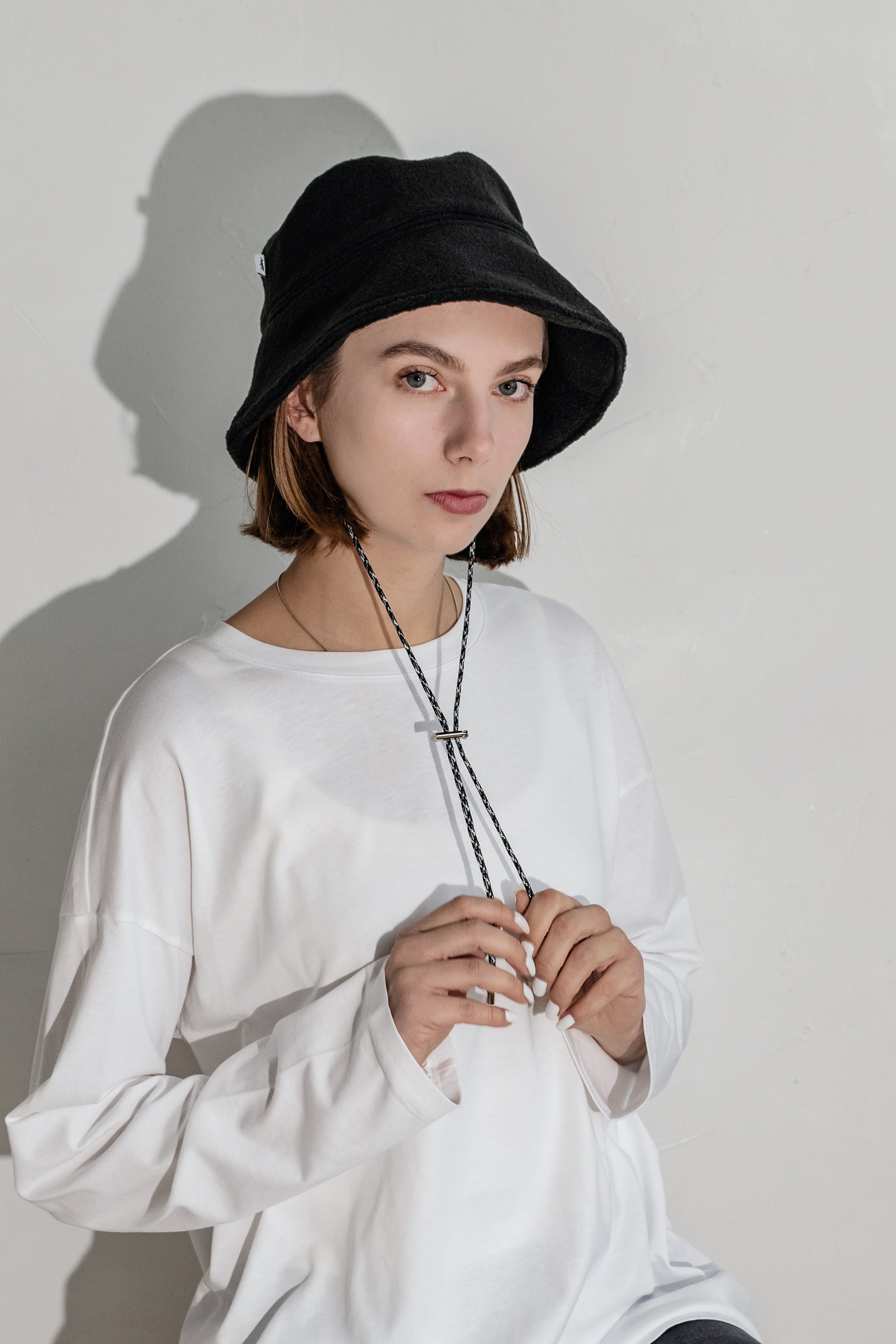 Women's Bucket Hat, Fleece Bucket Hat, Bucket Hat With String, Minimalist  Fashion, Gift Idea for Her -  Canada