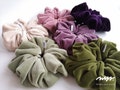 Large Cotton Velvet Scrunchie: Handmade Soft Hair Tie product logo