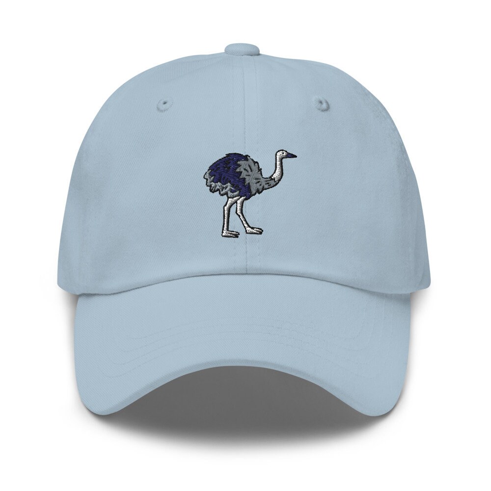 OSTRICH Embroidered Hat Dad Hat Rhea Animal Baseball Cap Emu Etsy