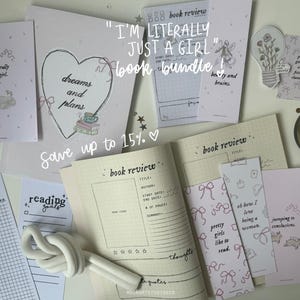 Caja de regalo para lectores, regalo para club de lectura, papelería para lectores, regalo para amantes de los libros, caja de regalo con forma de libro, solo una chica