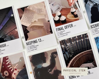 aesthetic book inspired posters (3) *physical item* [book posters, minimalist, tiktok books, book reader gift, romance books book lover]