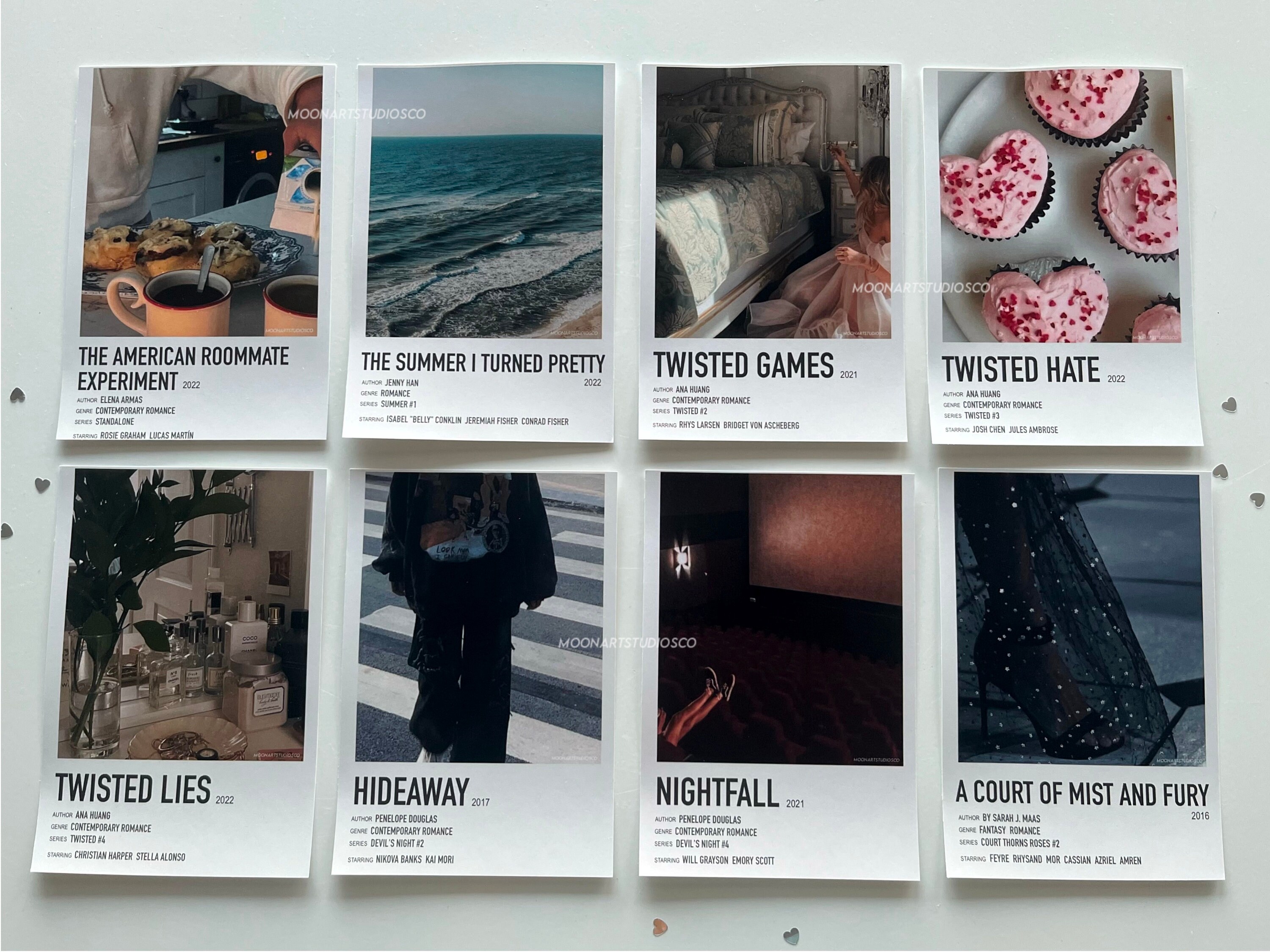 Aesthetic Book Posters 2 physical Item book Polaroid Etsy Australia