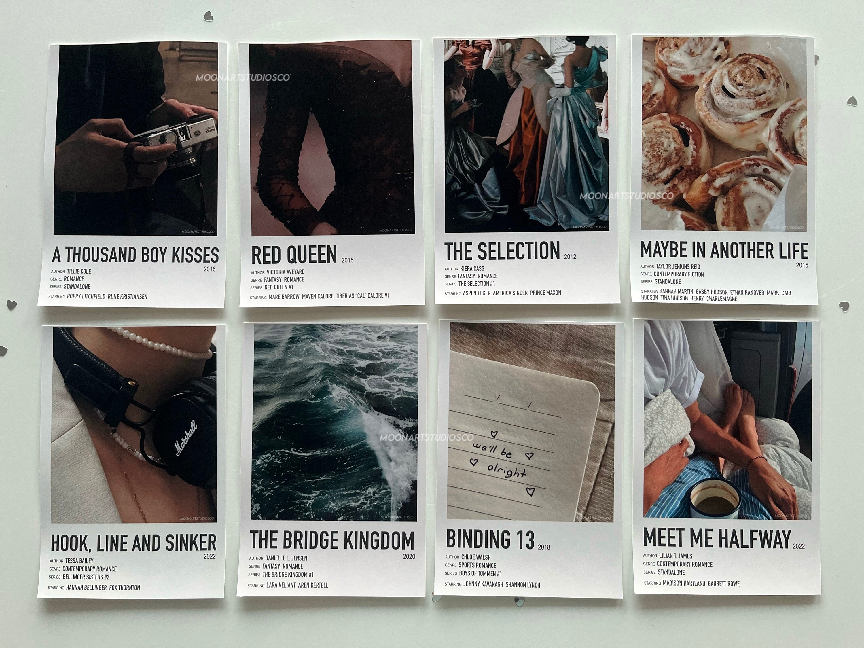 Aesthetic Book Posters 2 physical Item book Polaroid Etsy Australia