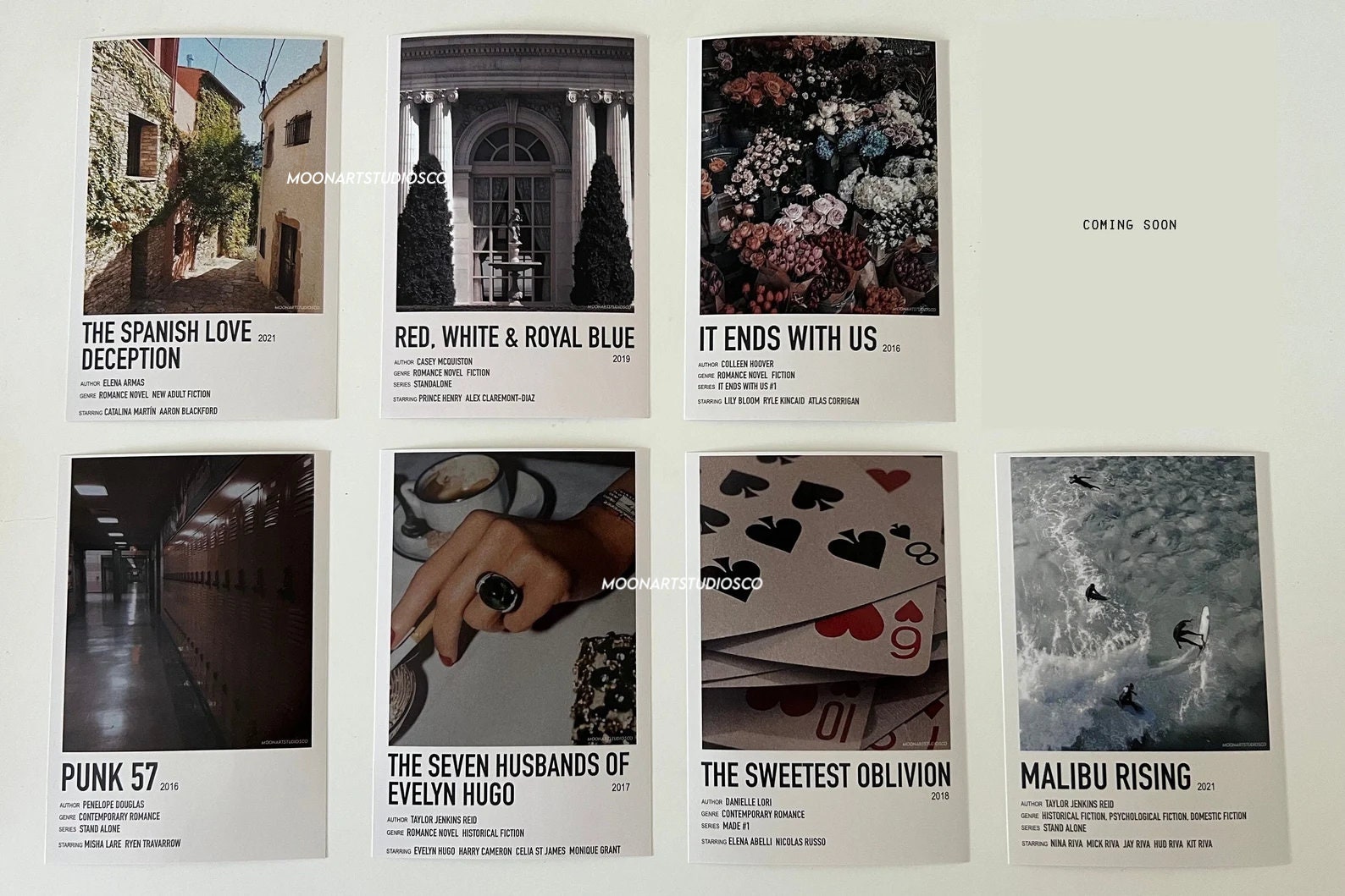 Aesthetic Book Posters 1 DIGITAL Item book Polaroid Etsy UK