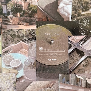 sage green mini wall collage kit, aesthetic [collage prints] [collage wall kit] [aesthetic collage set] [wall collage prints]