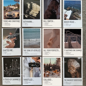 Poster estetici ispirati ai libri (1) *oggetto fisico* [poster libro, minimalista, libri di TikTok, regalo per lettori, libri romantici per amanti dei libri] immagine 6