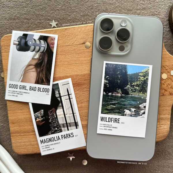 aesthetic MINI book inspired polaroids (4) [phone case polaroid, minimalist, tiktok books, book reader gift, romance books book lover]