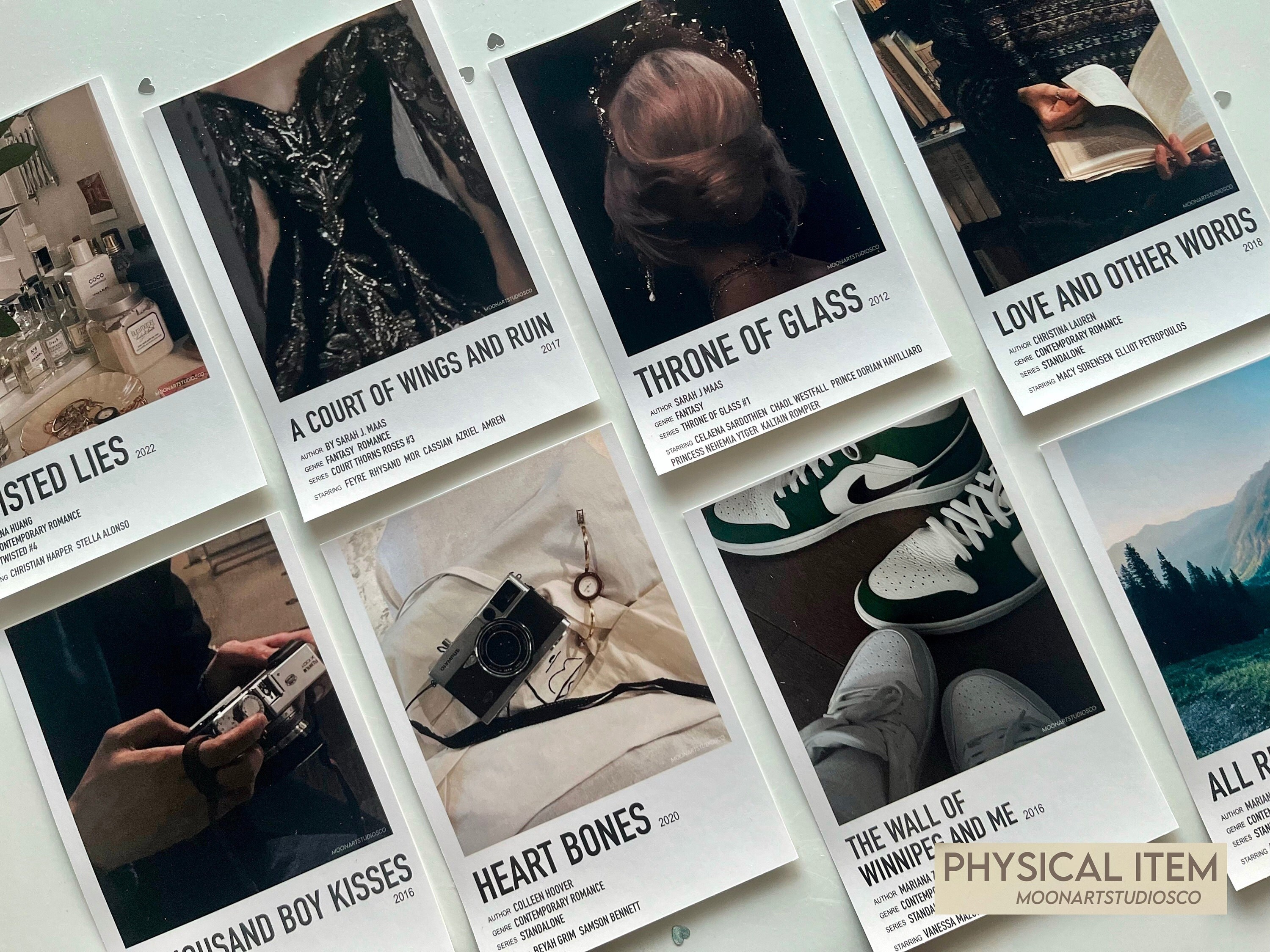 Aesthetic Book Posters 2 physical Item book Polaroid Etsy UK