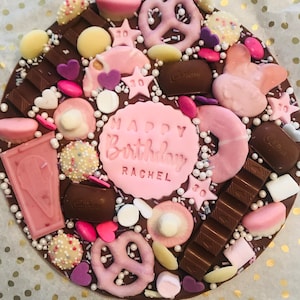 Chocolate slab unique gifts present mum auntie teacher daughter girls birthday thank you