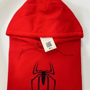 Spider Embroidered Hoodie