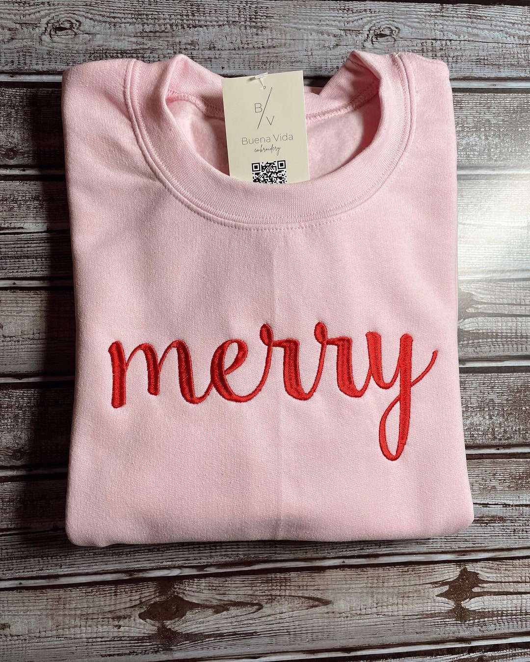 Merry Patch Christmas Sweatshirt