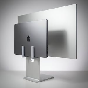 Supporto per MacBook/Laptop per Apple Studio Display - Organizer da scrivania minimalista
