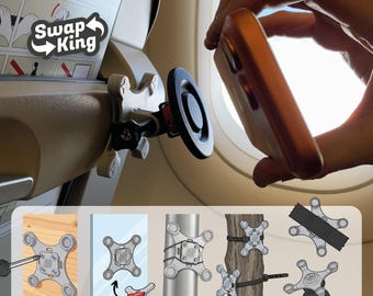 SwapKing™ – Magnetic Mount for Smartphones – Mount your smartphone anywhere.