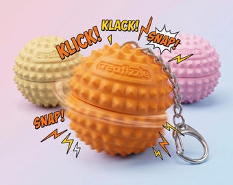 Magnetic Fidget Ball Keychain | Sensory Toy | Stress Relief Desk Toy in 12 Colors