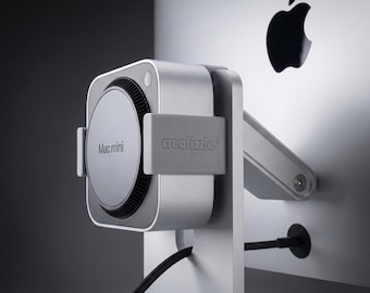 Mac Mini M4/5/6 Mount for Apple Studio Display (Tilt- and Height-Adjustable Stand)