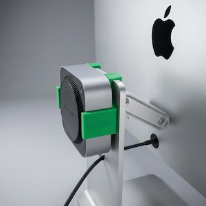 Mac Mini M4 Mount for Apple Studio Display (Tilt- and Height-Adjustable Stand)