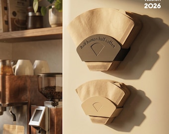 Magnetischer Kaffeefilterhalter – Individualisierbar – passt für alle Filtergrößen