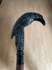 Rare Victorian RAVEN Handcrafted Walking Stick Cane-AL Steampunk Handle Walking Wooden Cane-Best Collectible Gift 