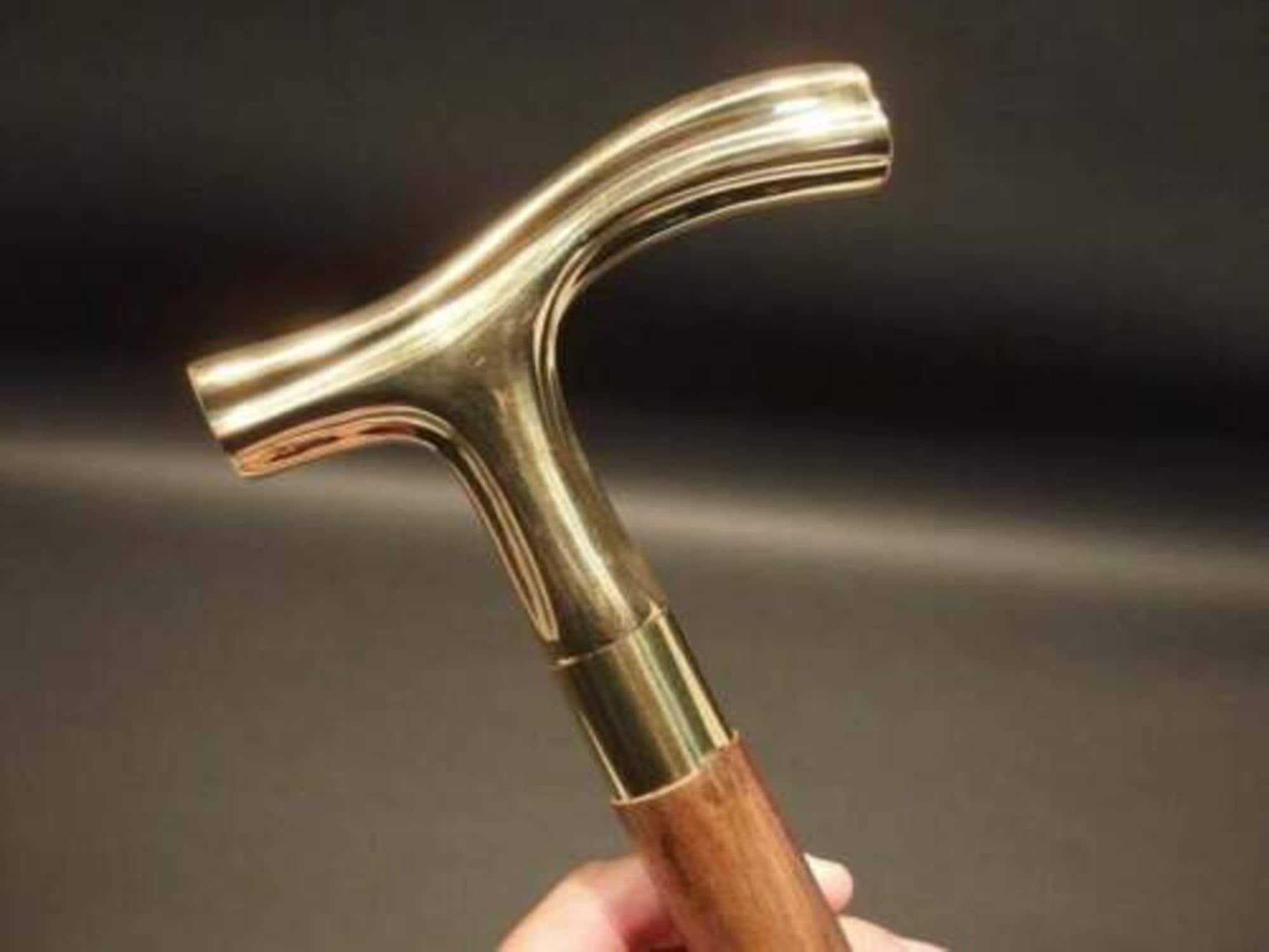 Brass Parrot Handle Antique Victorian Walking Cane Handmade Wooden Stick Gift Brass Parrot Handle Antique Victorian Walking Cane Handmade Wooden Stick Gift