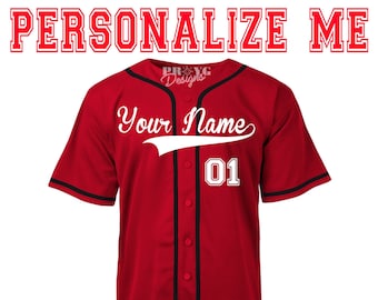 Custom Baseball City Jerseys 3D Printing Custom Personalize Your Name&  Number for Fans Gifts Jersey Men/Youth S-5XL