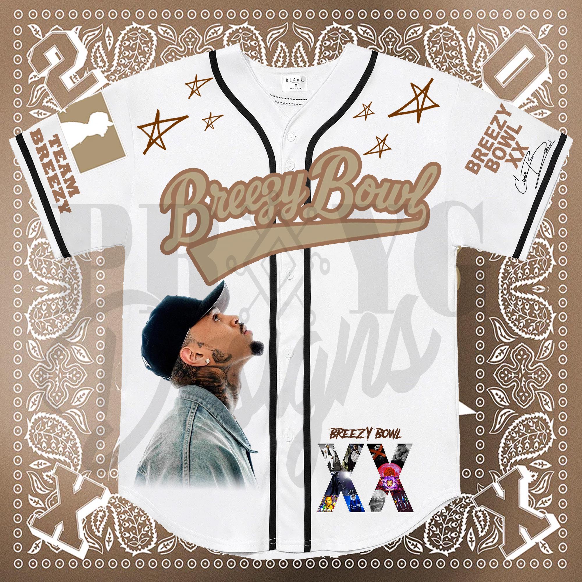 White Adult Baseball Breezy Bowl Customize Jersey - Etsy