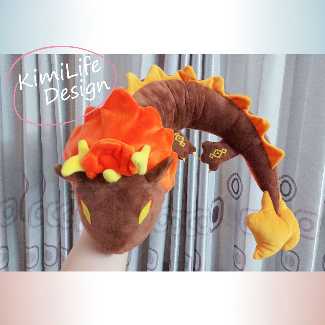 Genshin Impact Plush Zhongli Dragon Plushie Doll Zhongli Etsy