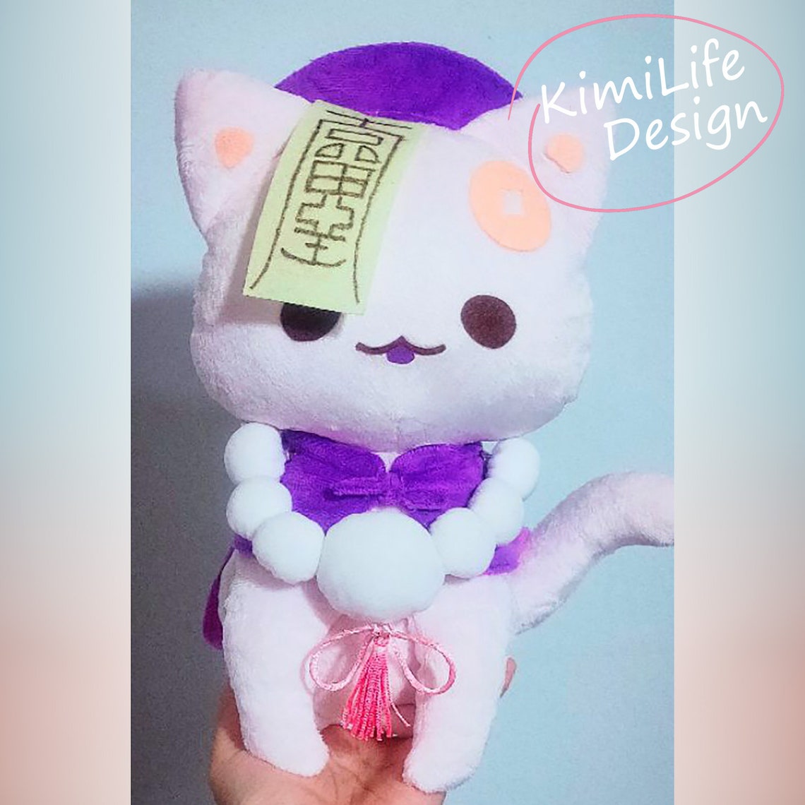 Genshin Impact Cute Qiqi Plushie Handmade Qiqi Cat Plush Etsy