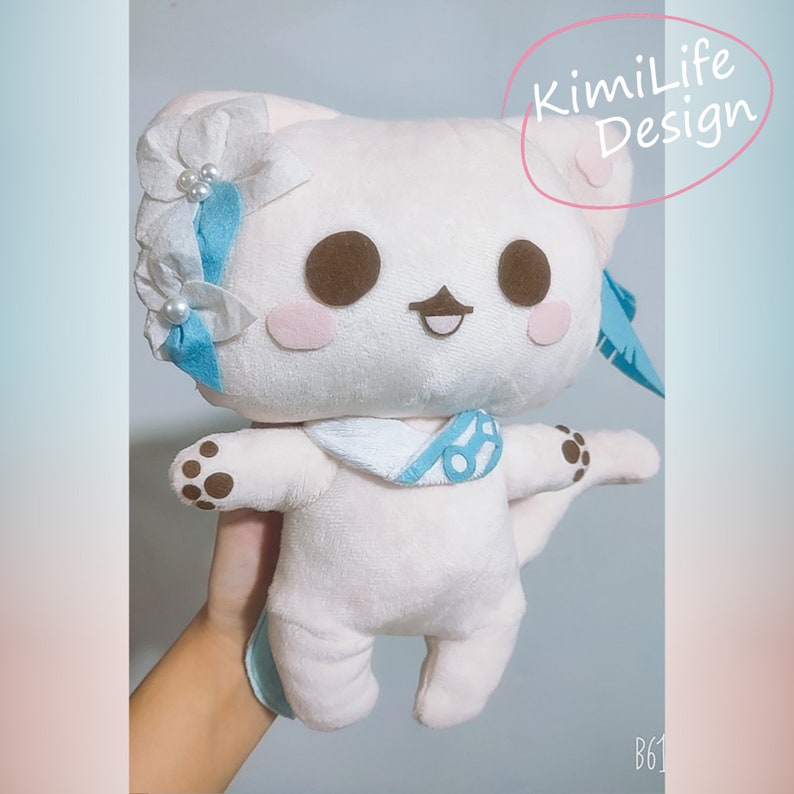 Genshin Impact Cute Aether Plushie Handmade Aether Cat | Etsy