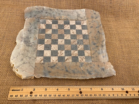 Unique Chess Set From Brazil. Beautiful Natural Stone Design 