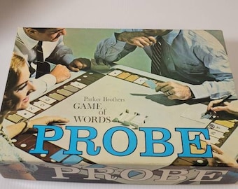 Details about   Vintage 1964 Parker Brothers Probe Card Game Replacement Parts Pieces Cards Rack 