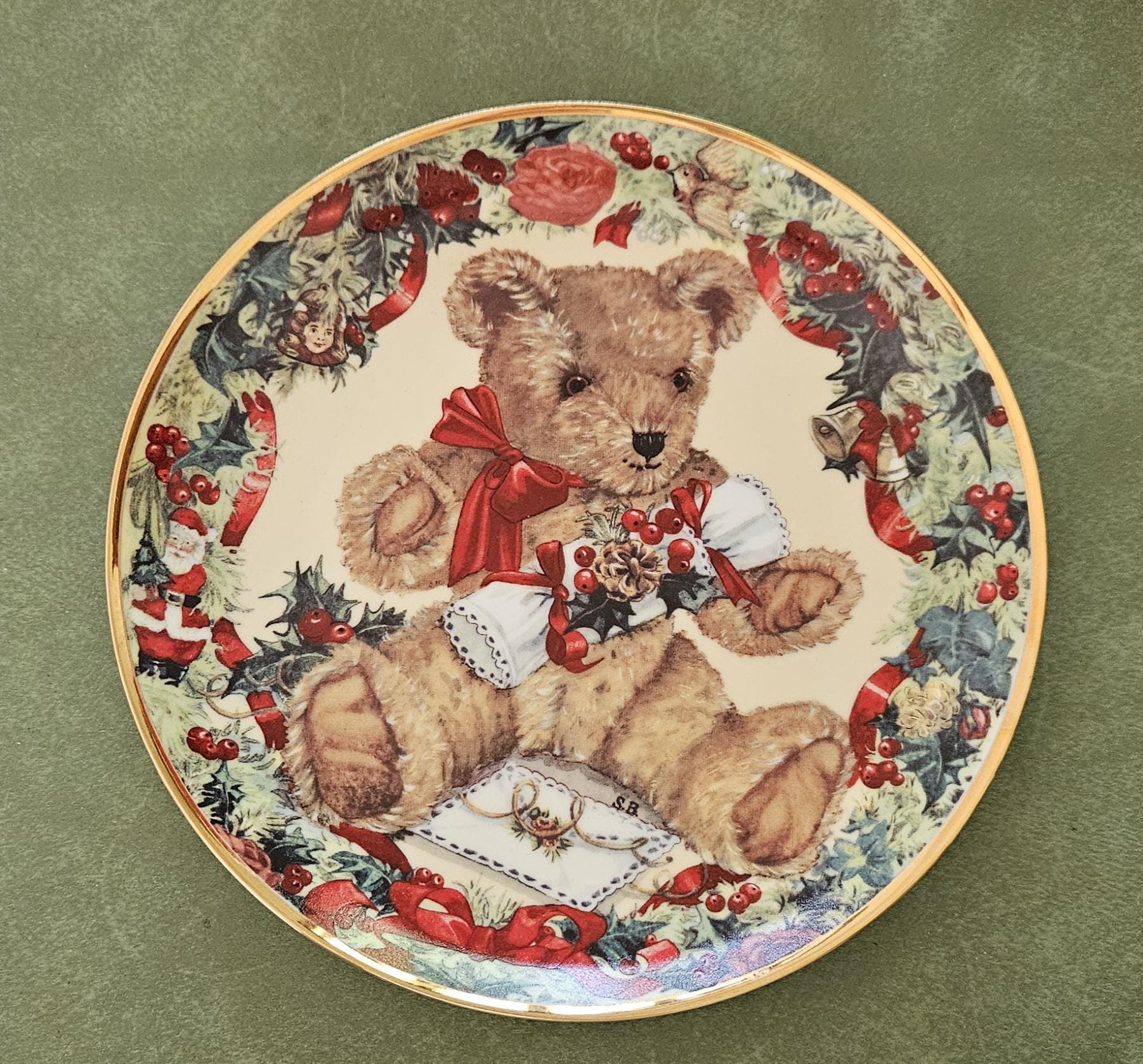 Franklin Mint Teddy Bear Plate Collection - Etsy