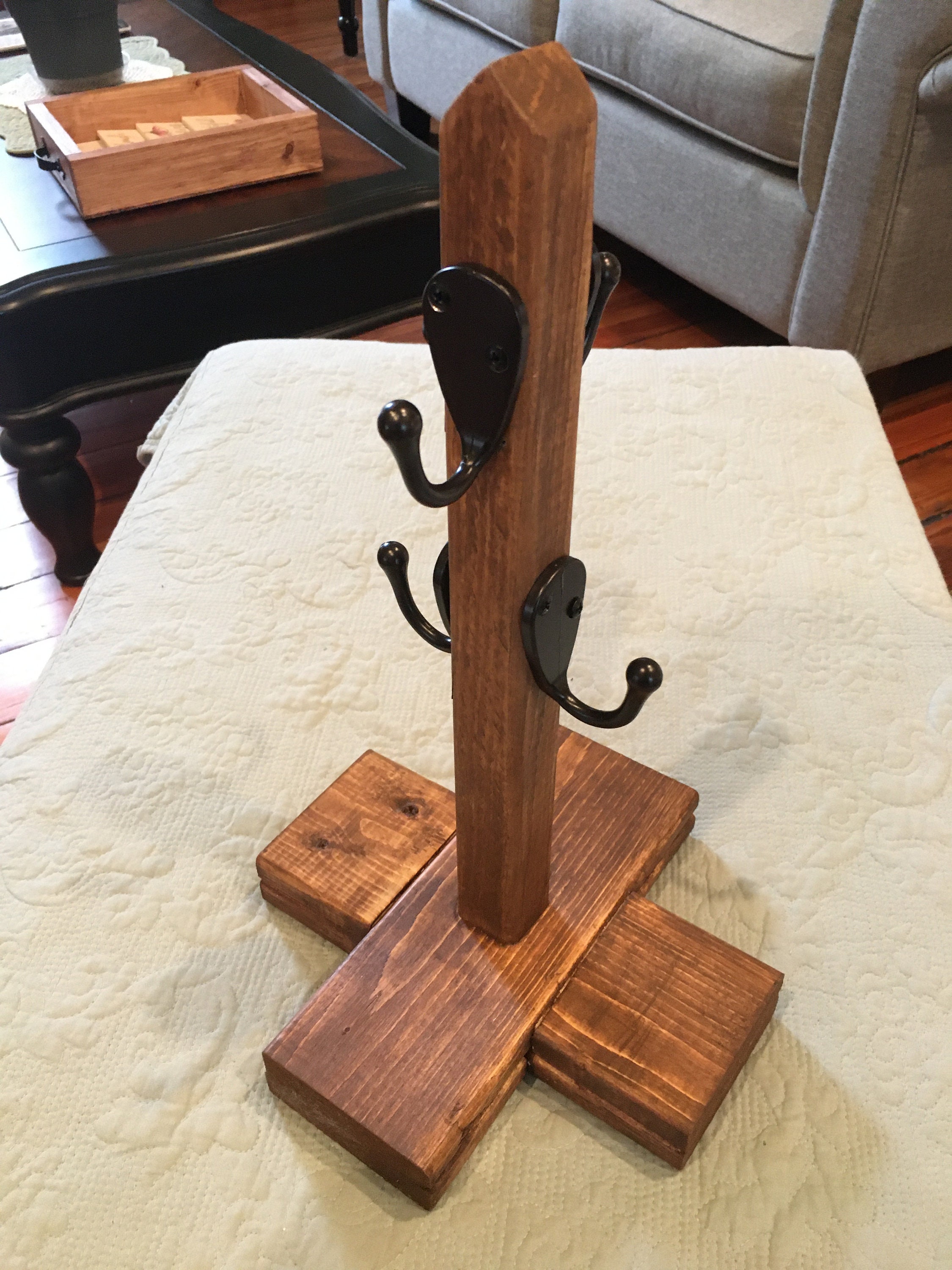 Rustic Farmhouse Mug Holder Etsy