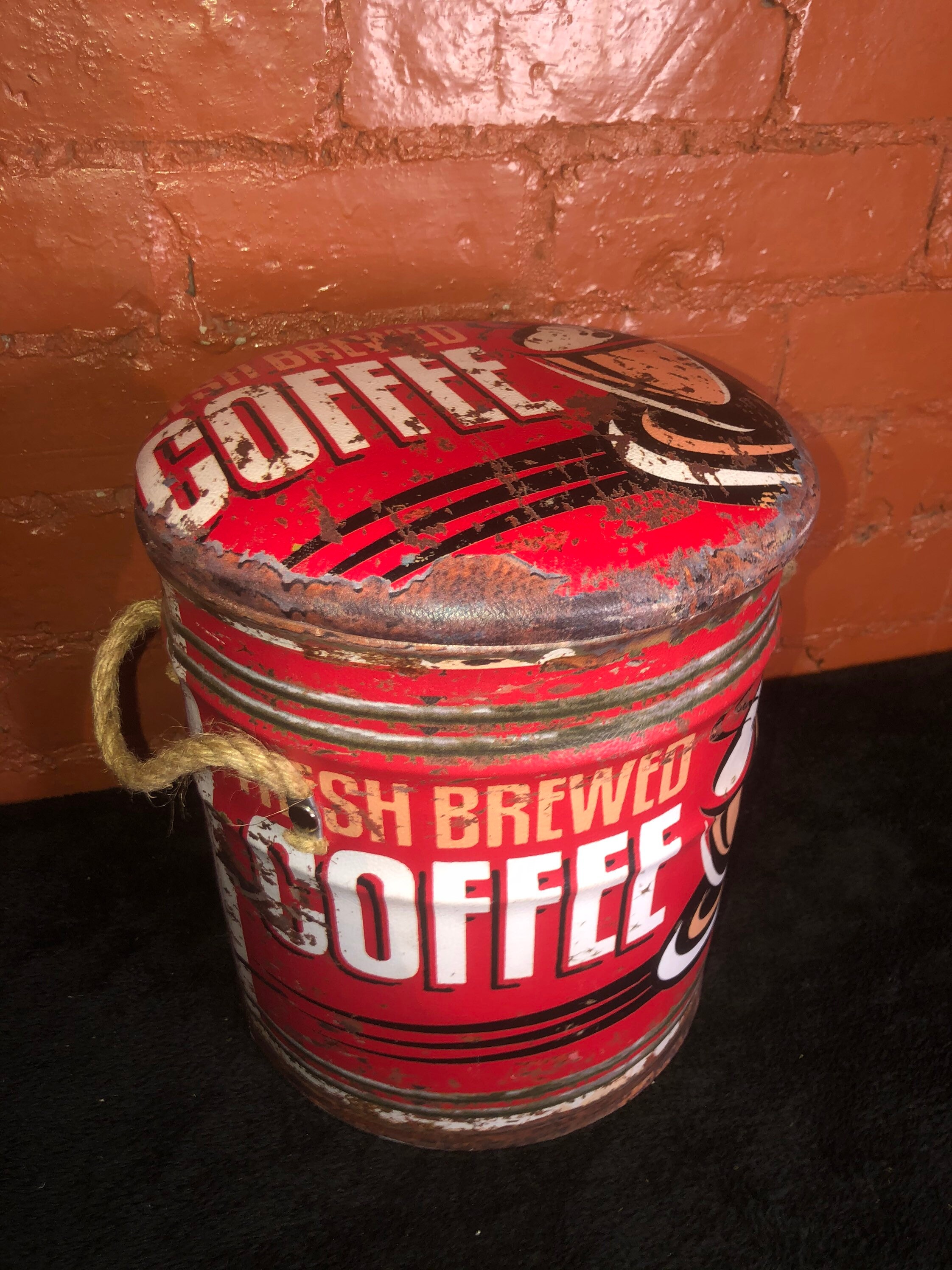 New small Fresh brewed coffee oil drum style storage Etsy