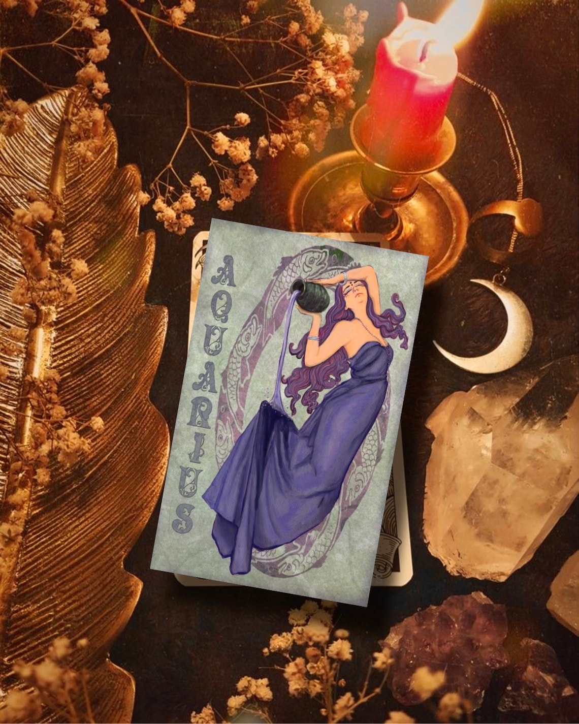 Aquarius Psychic Medium Tarot Reading Etsy