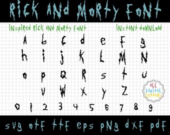 Free Free 131 Rick And Morty Svg Etsy SVG PNG EPS DXF File