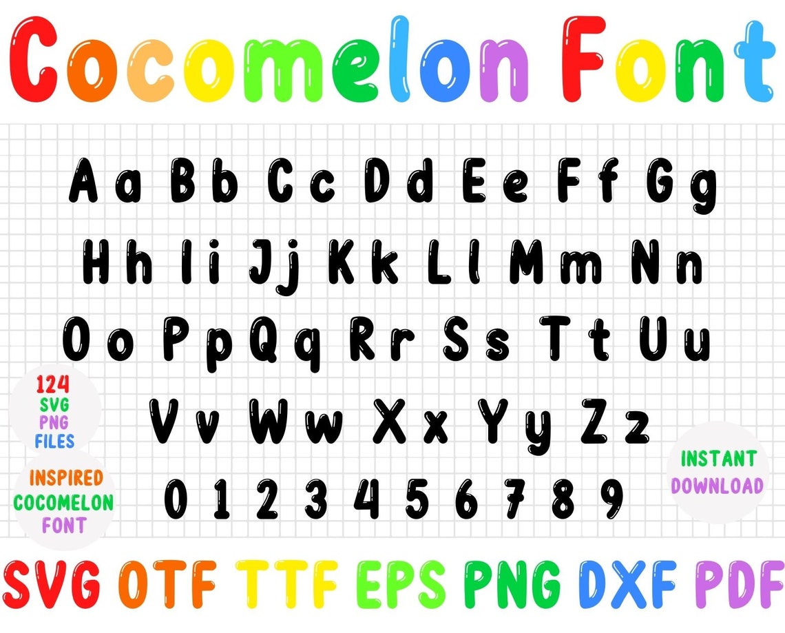 Cocomelon Letter Font