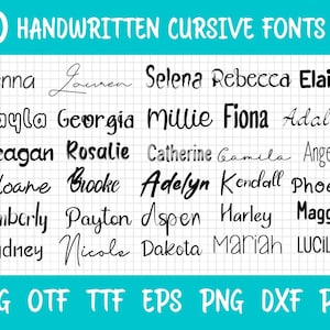 pix Fancy Cursive Dakota In Cursive etsy
