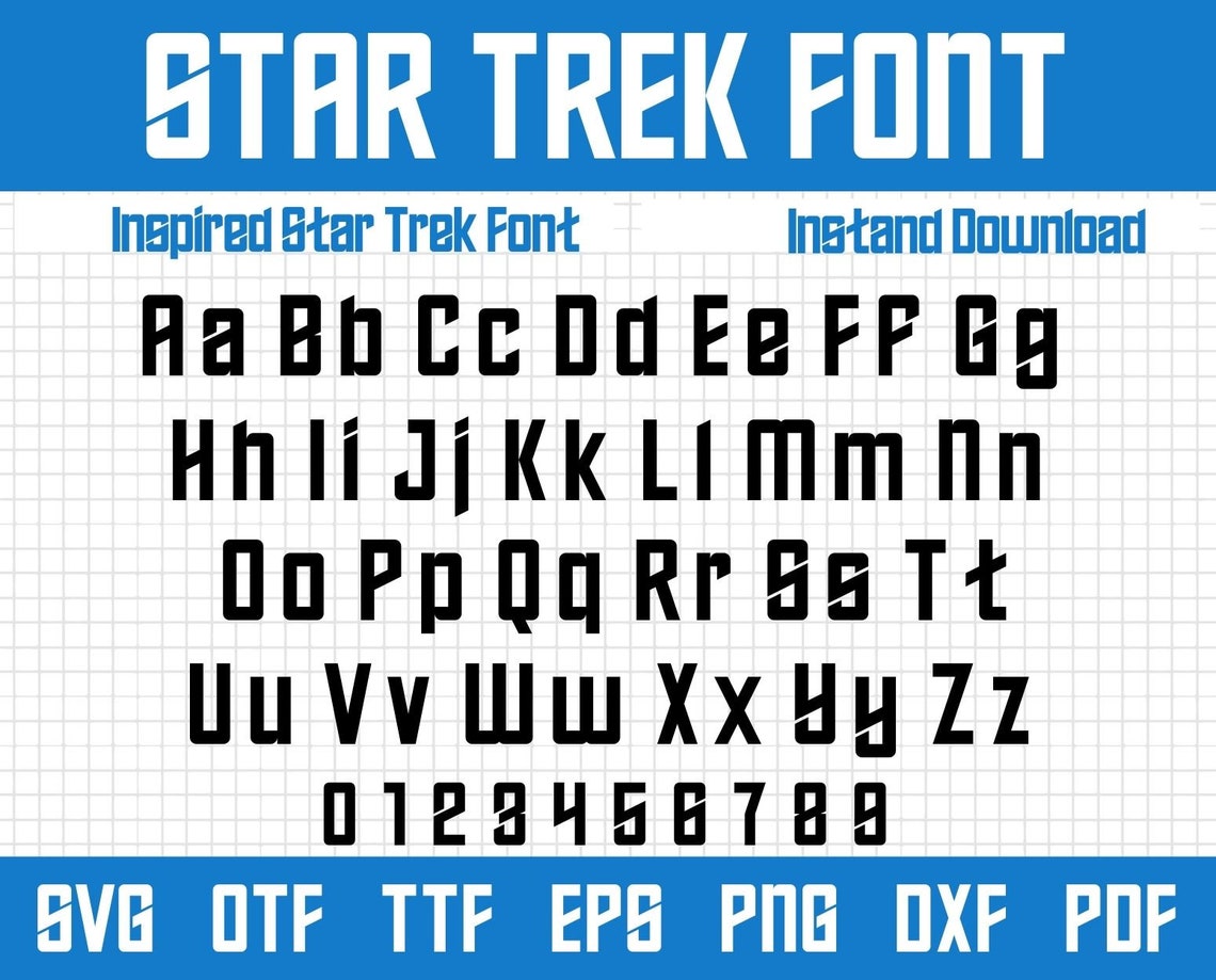 star trek font dafont